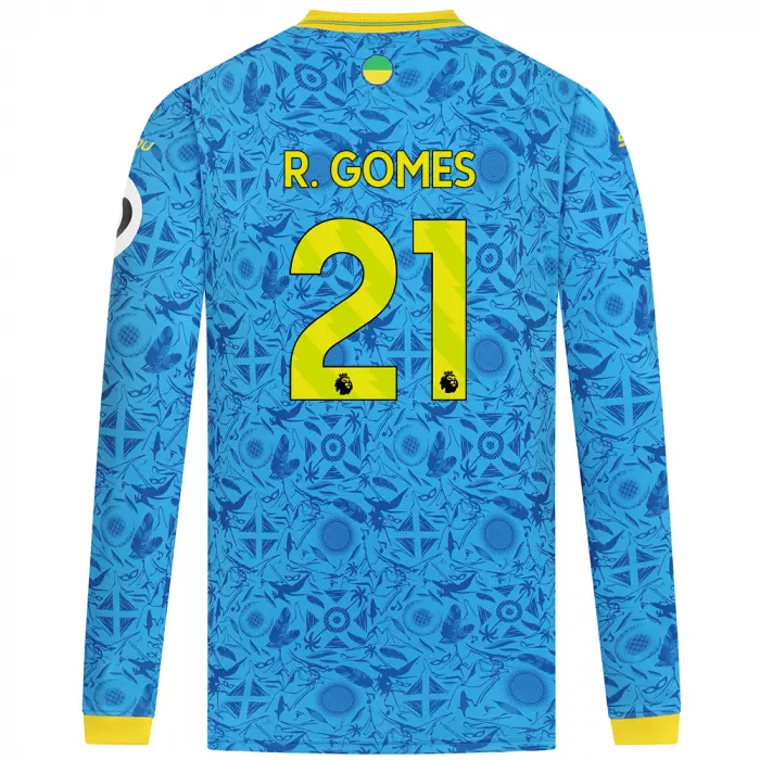 Wolverhampton Wanderers Store | Shop Official 2025-26 Wolves Third Shirt – Adult – LS R. GOMES 21 Wolves Gear